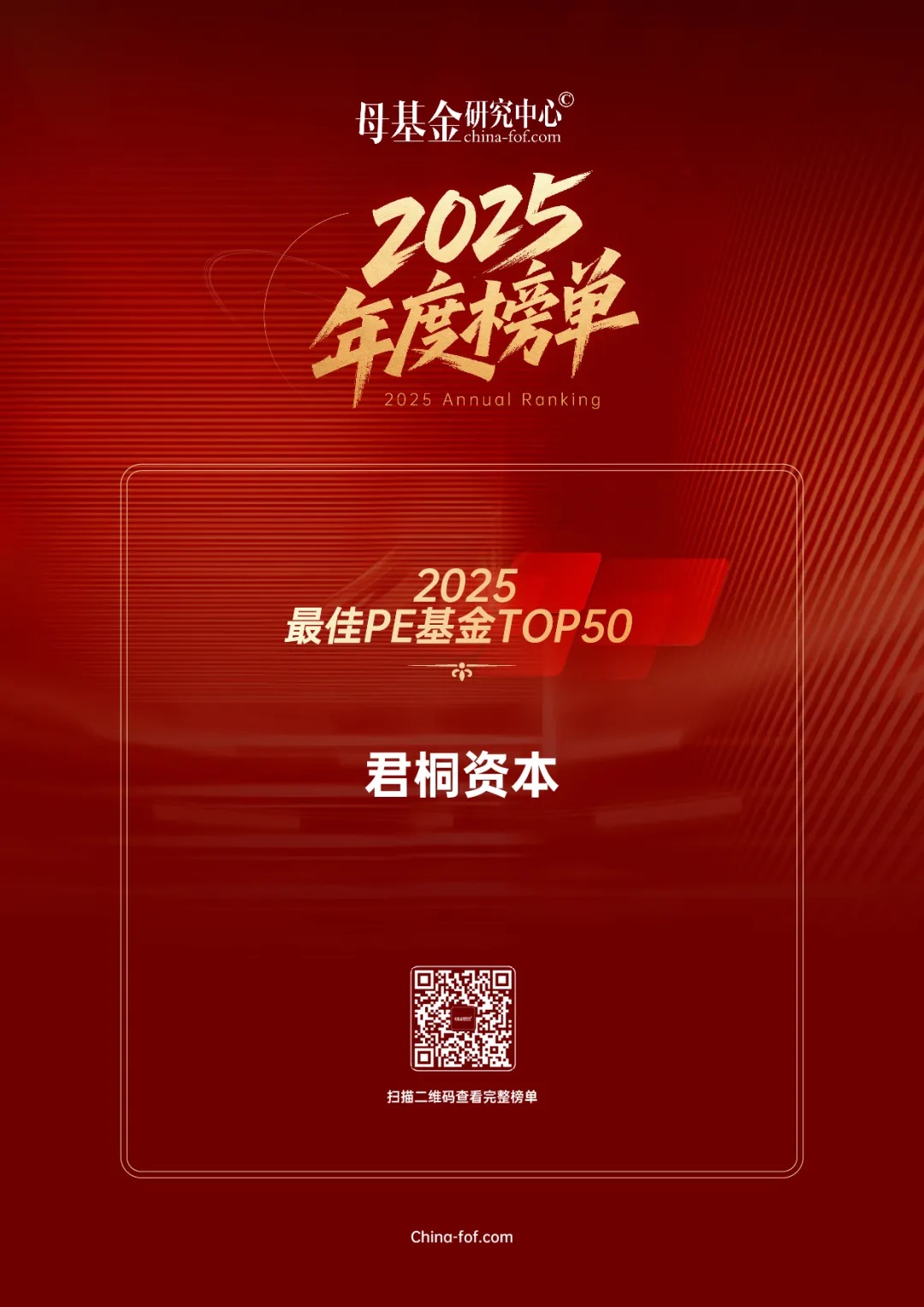 42025最佳PE基金TOP50